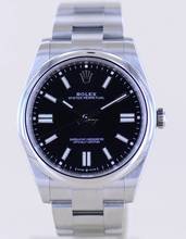 Thumbnail von Rolex Oyster Perpetual 41 schwarz Dial Rehaut black 41mm 124300 B+P