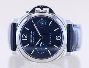 Thumbnail von Panerai Luminor Marina Automatic PAM00119 Steel small second Automatic Blue dial rar 40mm B+P