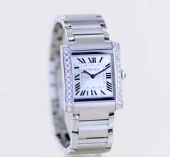 Thumbnail von Cartier Tank Française Lady Stahl Diamond Case Klassiker Sportlich B+P