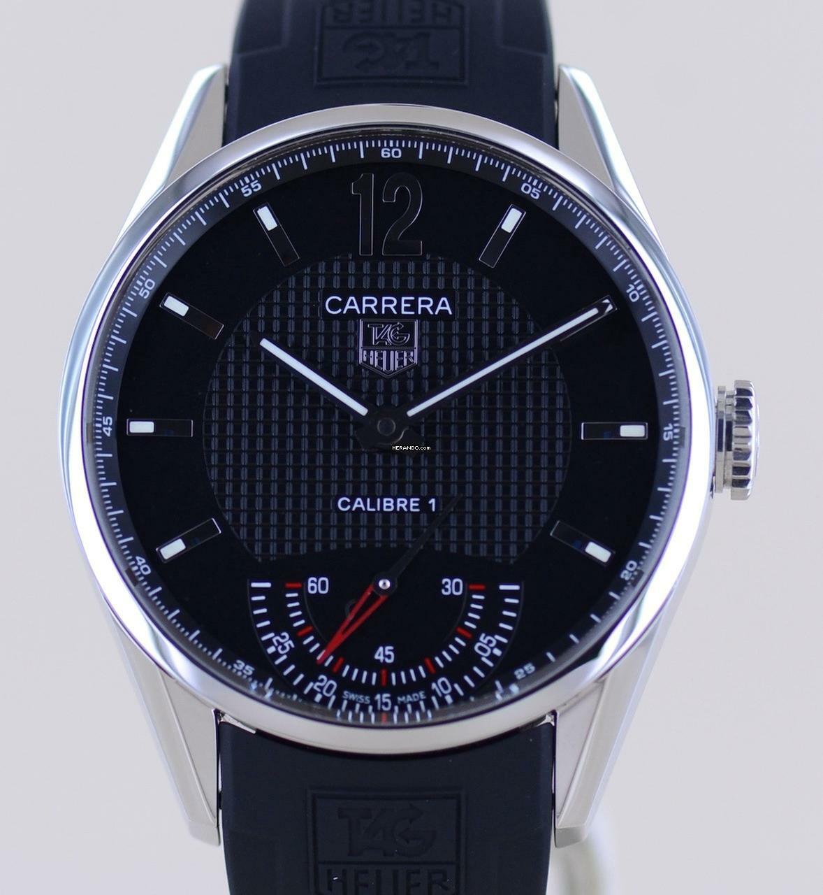 TAG Heuer Carrera Calibre 1 Limited Edition Clou de Paris Rubber Hand Wind