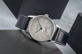 Thumbnail von NOMOS Orion Stahl Handaufzug Herrenuhr Ref. 301 Box & Papiere 2014