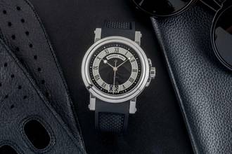 Thumbnail von Breguet Marine ´Horloger de la Marine´ Stahl Automatik Ref G5817ST925V8 B&P 2016