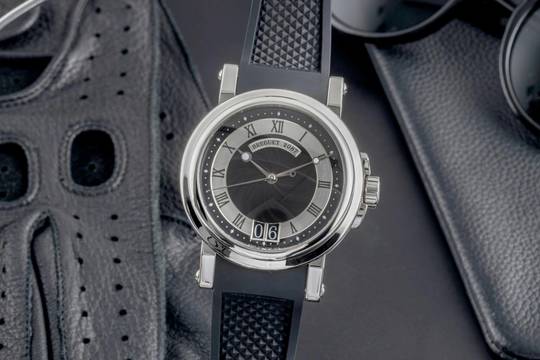  Breguet Marine ´Horloger de la Marine´ Stahl Automatik Ref G5817ST925V8 B&P 2016 