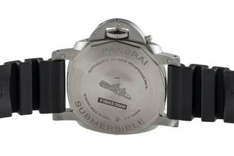 Thumbnail von Panerai Luminor Submersible Bianco Automatik Herrenuhr Ref. PAM02223 B&P 2022