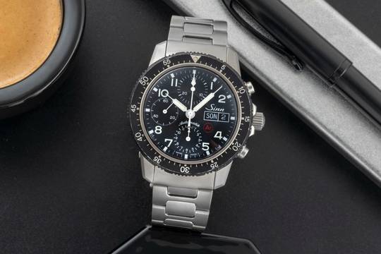  Sinn 103 Ti Ar Chronograph Titan Automatik Herrenuhr Ref. 103.071 