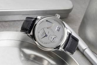 Thumbnail von Glashütte Original PanoReserve Edelstahl Handaufzug Herrenuhr Ref. 65-01-02-02-04 B&P