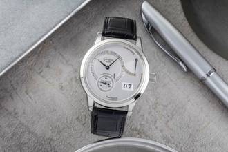 Thumbnail von Glashütte Original PanoReserve Edelstahl Handaufzug Herrenuhr Ref. 65-01-02-02-04 B&P