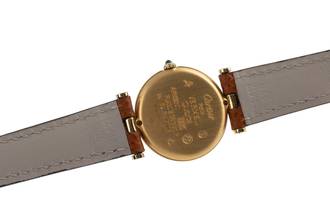 Thumbnail von Cartier must Vendome Louis Cartier SM Vermeil Trinity Dial Damenuhr Ref 84978213