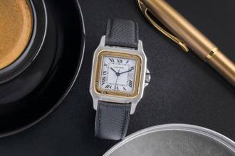 Thumbnail von Cartier Santos Carrée LM Stahl / Gold Automatik Herrenuhr Ref. 2961 81036288