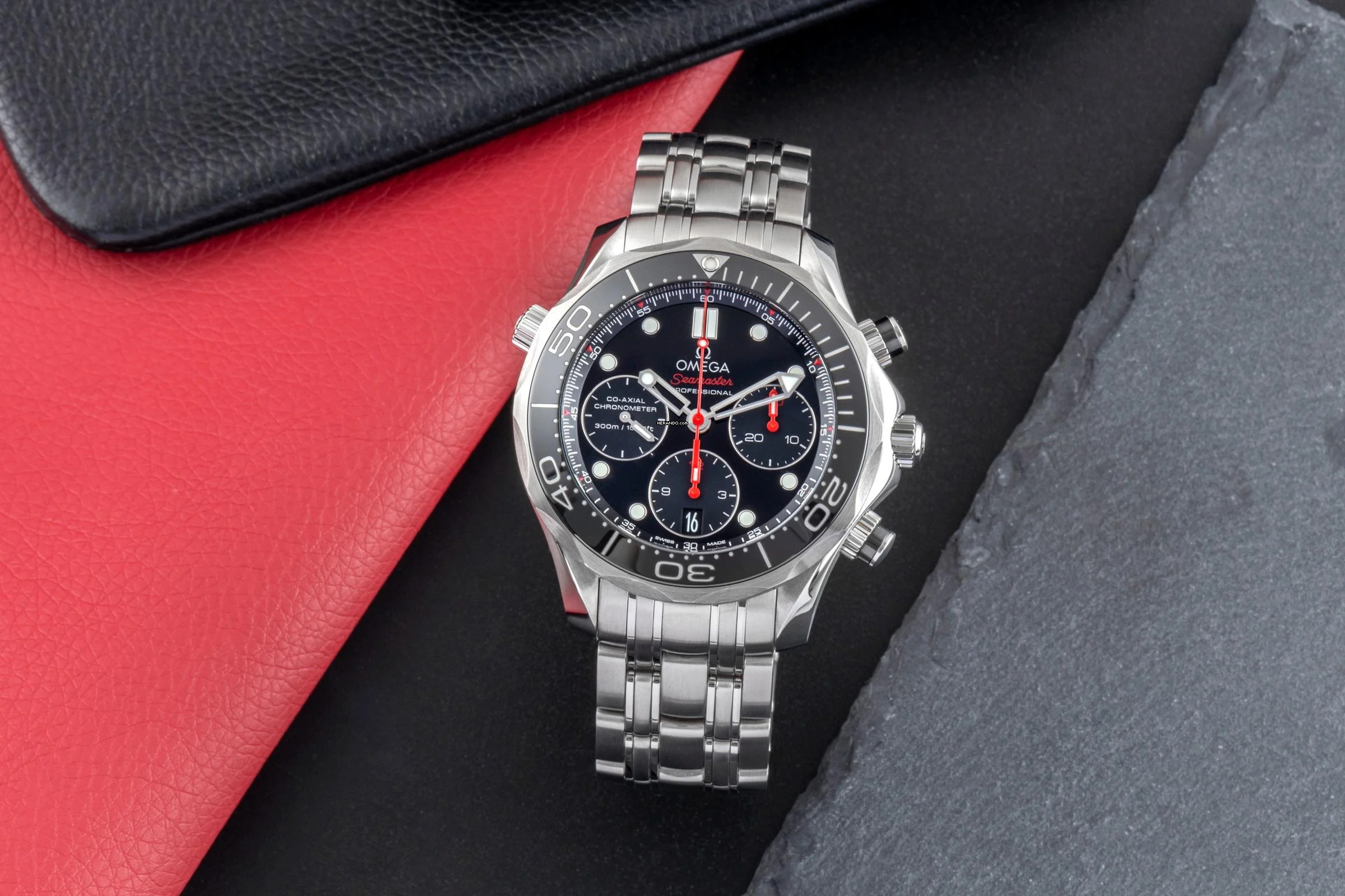 Omega Seamaster Diver 300 M Chronograph Stahl Automatik Herrenuhr Ref. 212.30.42.50.01.001