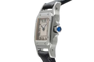 Thumbnail von Cartier Santos Galbée Lady Edelstahl Damenuhr Ref. W20056D6 1565