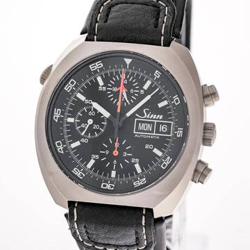  Sinn 142 St II – Space Chronograph 44 Black – 142.050 – Full Set 2008 
