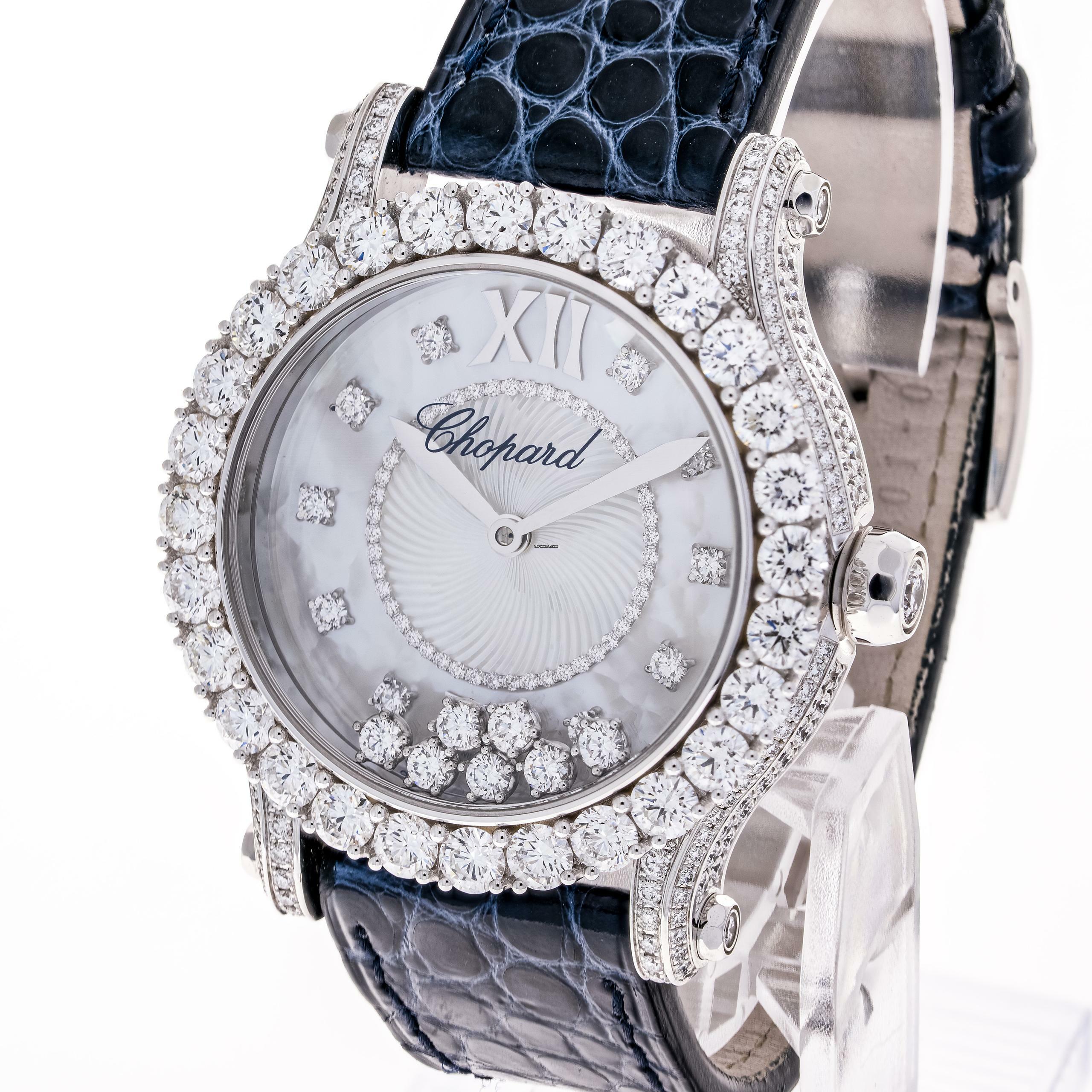 Chopard Happy Sport Joaillerie 36 Whitegold – 274809-1001 – NEW – 02/2022 Full Set