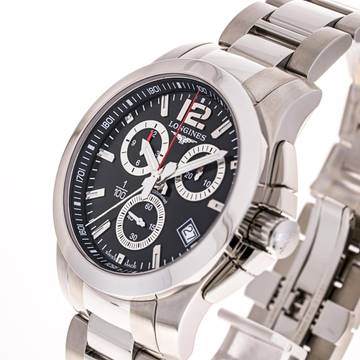  Longines Conquest 41 Black – L3.700.4.56.6 – NEW & Unworn – 07/2025 Full Set 