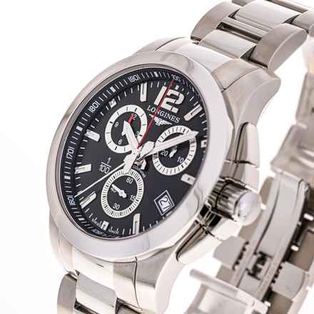  Longines Conquest 41 Black – L3.700.4.56.6 – NEW & Unworn – 07/2025 Full Set 