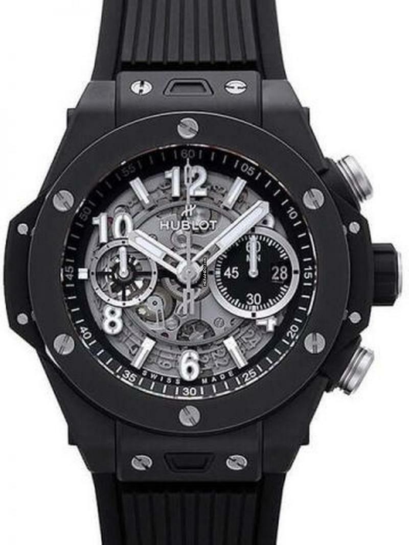 Hublot Big Bang Unico 44MM Black Ceramic - With Box 421.CI.1170.RX
