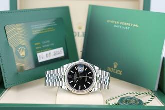 Thumbnail von Rolex Datejust 36 36MM Jubilee UNWORN Black Dial Box+Papers 126200 2025