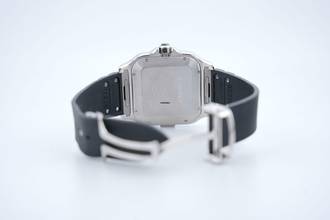 Thumbnail von Cartier Santos Chronograph - Additional Leather Strap - Box+Papers WSSA0017 2022