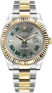  Rolex Datejust II 41MM Oyster Wimbledon LC100 Box+Papers 116333 2014 