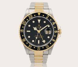 Thumbnail von Rolex GMT-Master II Oyster Black 40MM Like New 16713 1994