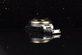 Thumbnail von Tudor Style 12703 Stahl Gold 41MM Black Diamond Dial Automatik - 2020