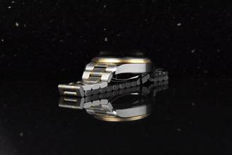 Thumbnail von Tudor Style 12703 Stahl Gold 41MM Black Diamond Dial Automatik - 2020