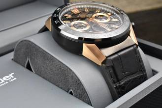 Thumbnail von TAG Heuer Carrera Calibre Heuer 02 Roségold / Ceramic Skeleton 45MM Chronograph 2021 Full Set