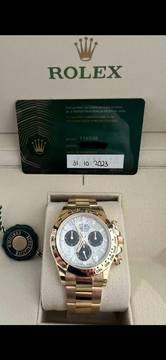 Rolex Daytona 116508 Daytona Meteroite 18k Gelbgold-Neu-B & P-10/2023 sofort verfügbar Full Set nicht mehr produziert-letzte Serie.