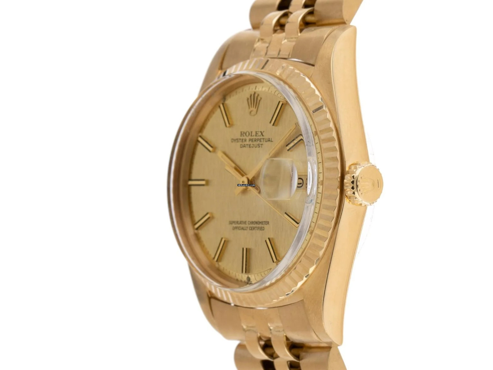 Rolex Datejust 36 open 6/9 Ref.16011972 Box&Beschreibung sehr gut Vintage