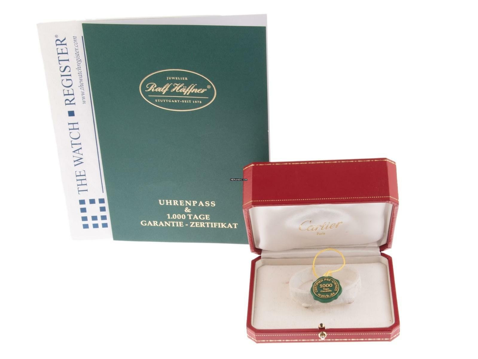 Cartier Santos Galbée Lady PM Ref.1567 1996 original Box wie Neu Vintage