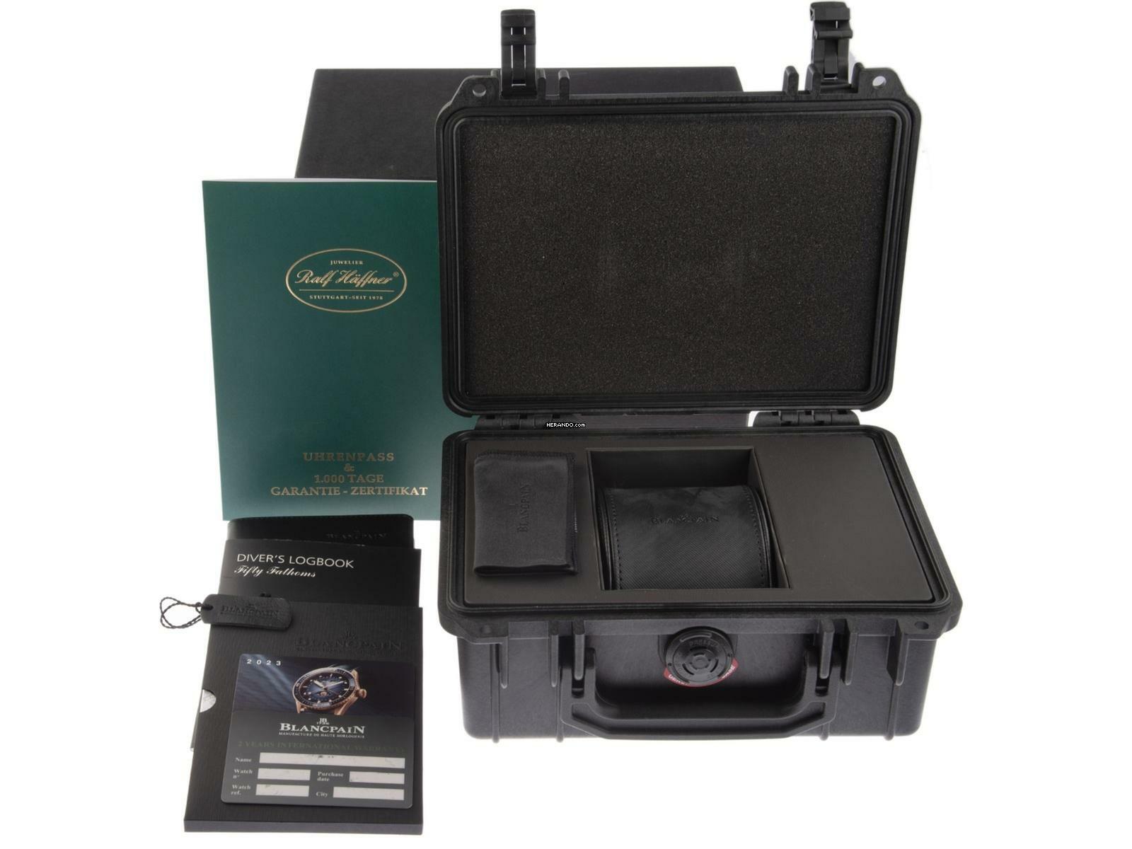 Blancpain Fifty Fathoms Bathyscaphe Ref.5000 1210 98S 2025 Full Set Ungetragen