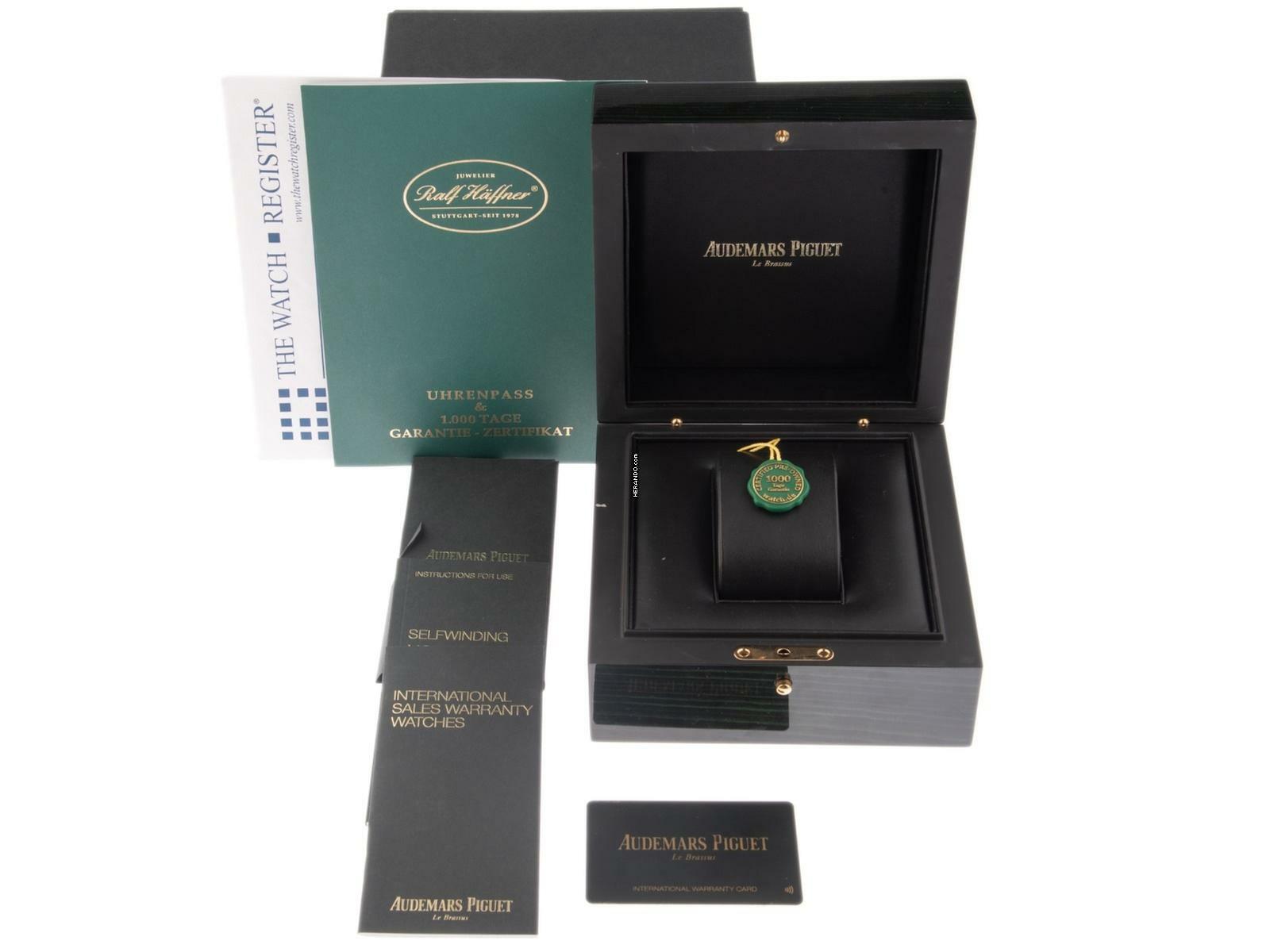 Audemars Piguet Royal Oak Selfwinding Ref.15400ST.OO.1220ST.01.A 2017 Full Set wie Neu Vintage