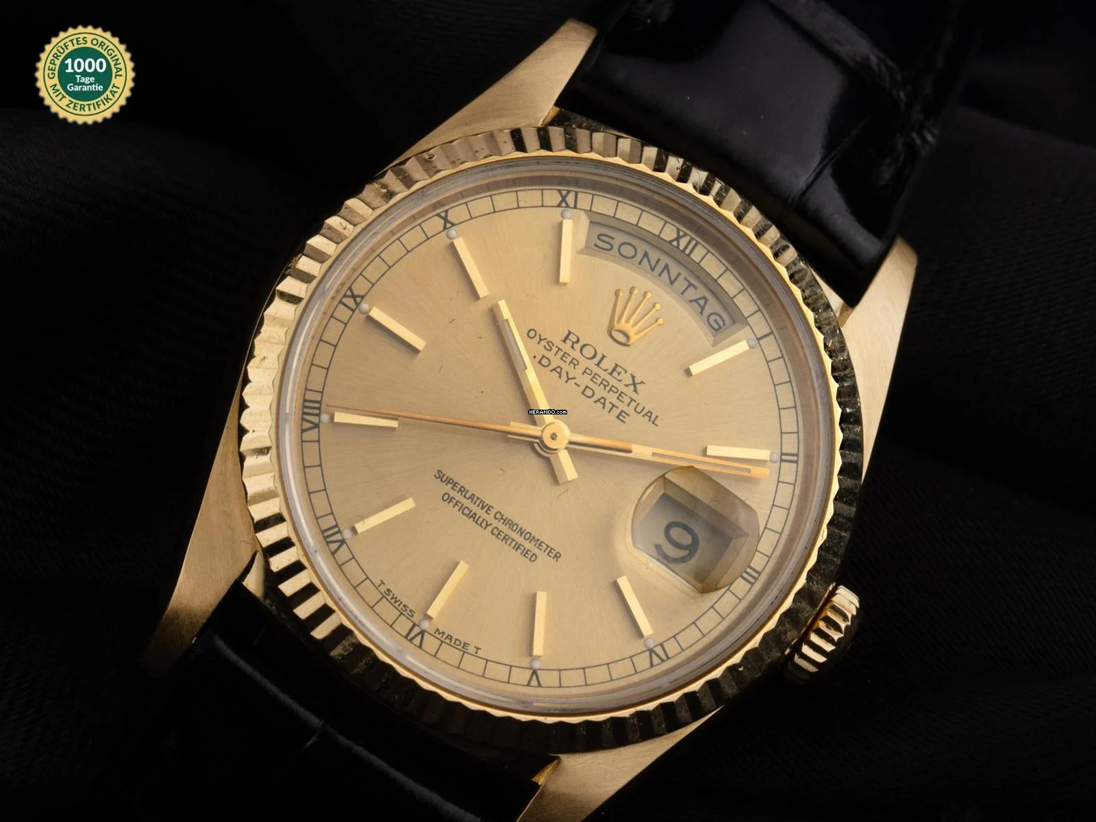 Rolex Day-Date 36 Ref.18238 1991 Full Set sehr gut Vintage