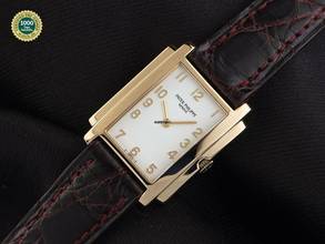 Thumbnail von Patek Philippe Gondolo Ref.4824 1999 Box&Archivauszug sehr gut Vintage