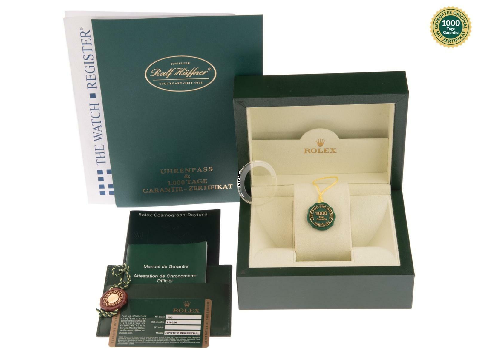 Rolex Daytona Ref.116520 2006 Full Set sehr gut Vintage