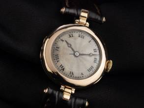 Thumbnail von Rolex Art Deco Ref. 9186 1925 original Box sehr gut Vintage