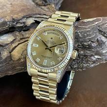 Thumbnail von Rolex Day-Date 36 Day-Date 36mm - 750er Gelbgold - Diamant - FULLSET 2015 LC100 - Ref. 118338