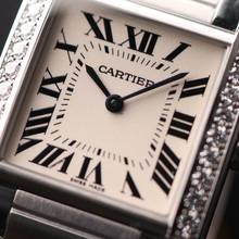Thumbnail von Cartier Tank Française Steel MM Diamonds