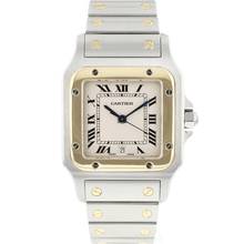 Thumbnail von Cartier Santos Galbée GM Steel Gold