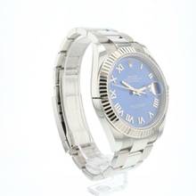 Thumbnail von Rolex Datejust 41 Fluted Oyster Azzuro Blue Roman Dial NEW '25