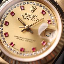 Thumbnail von Rolex Lady-Datejust 26 Yellow Gold President Ruby Diamond Dial