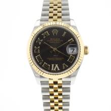 Thumbnail von Rolex Datejust 31 Steel / Gold Jubilee Fluted Grey Roman Diamond Dial