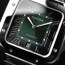 Thumbnail von Cartier Santos Large Green WSSA0062
