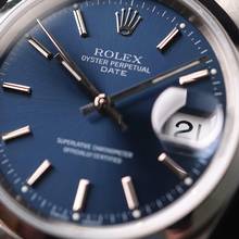 Thumbnail von Rolex Oyster Perpetual Date 34MM Steel Blue Dial