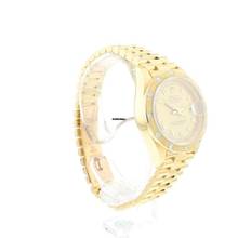Thumbnail von Rolex Lady-Datejust 26 Yellow Gold President Champagne Roman Dial Bark Bezel Diamonds