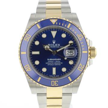  Rolex Submariner Date Steel / Gold Blue 126613LB 