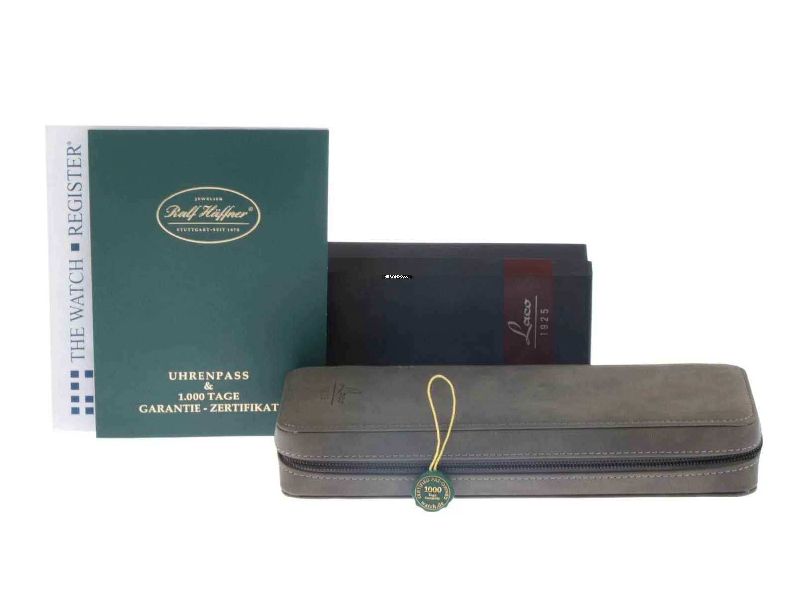 Laco Fliegeruhr B-Uhr WW2 Navigator Ref.23883 original Box sehr gut Vintage