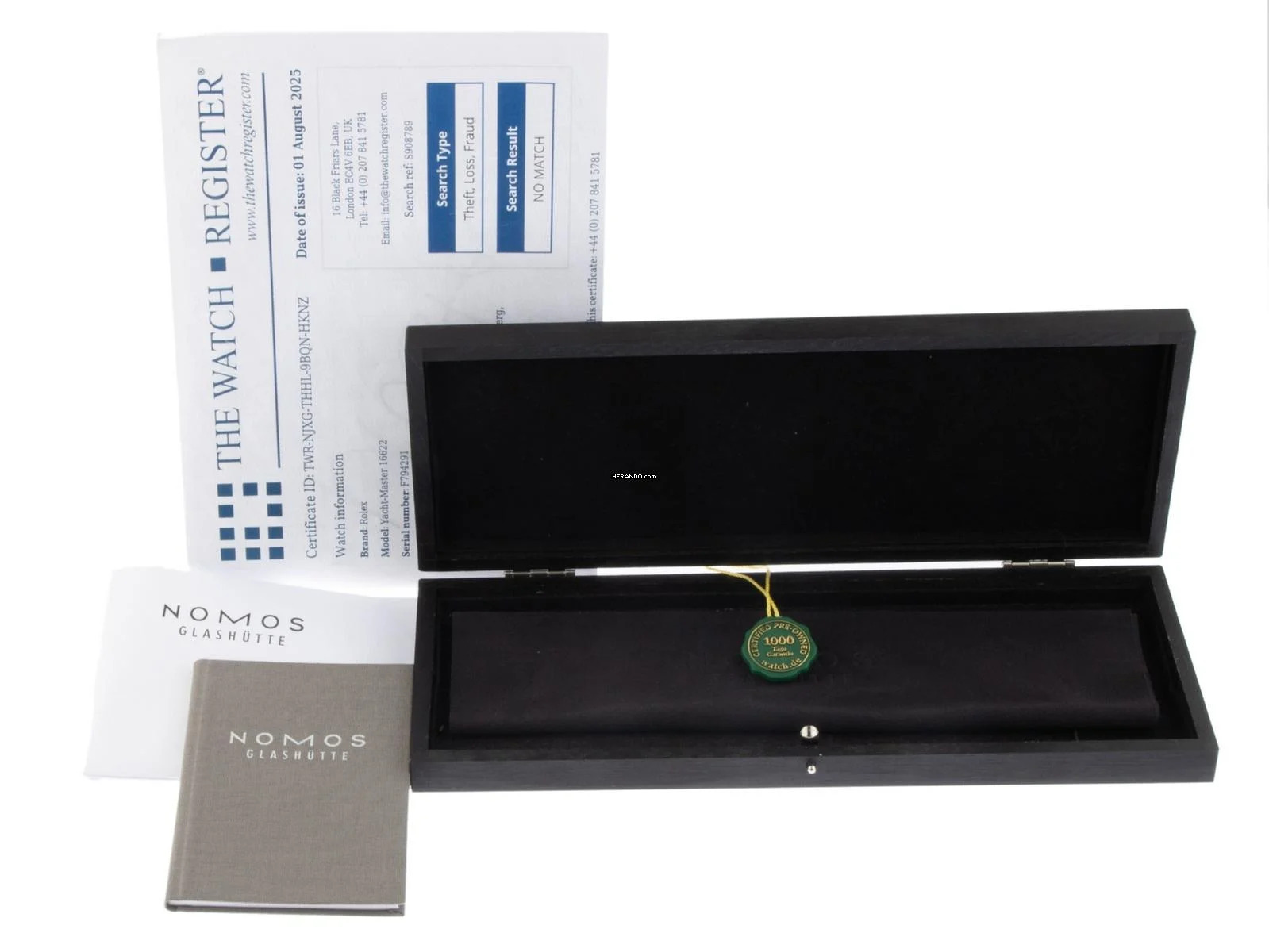 NOMOS Ludwig Glashütte Jubiläumsuhr Ludwig für Siemens Ref.207 2015 Full Set wie Neu