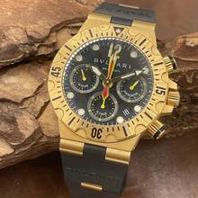 Thumbnail von Bulgari Diagono Diagono Fly-Back Chrono - FULLSET - 750er Gelbgold - Ref. SC40G