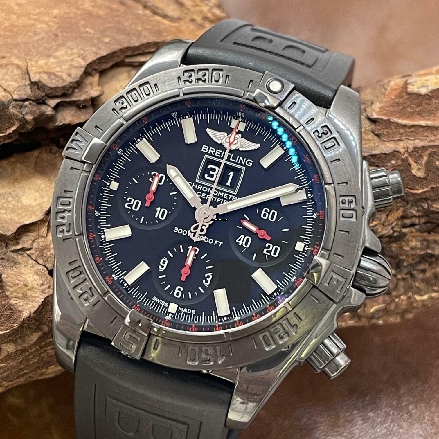 Breitling Blackbird Blackbird 44 Ltd. - FULLSET 2011 - Titan DLC - Ref. M44359 Limited Edition of 2000 pcs.